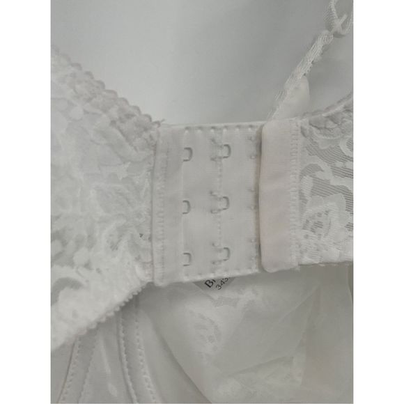 Bali Bra Lace Smooth Women 36 DD White Seamless Underwire New No Tags - Picture 5 of 10